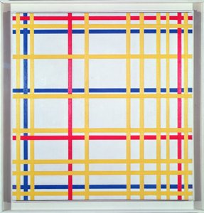 New York City I von Piet Mondrian