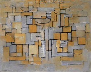 Gemälde Nr. II Komposition Nr. XV Komposition 4, 1913 von Piet Mondrian