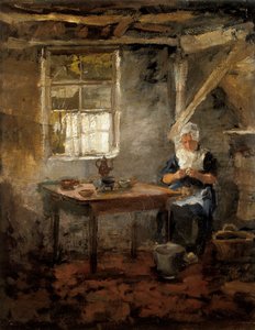 Frau in einem niederländischen Interieur, 1899