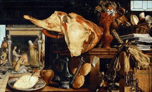 Vanitas Stillleben (Christus im Haus von Martha und Maria)