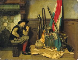 Der rauchende Soldat