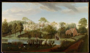 Ansicht des Chiswick House von Südwesten