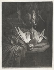 Stillleben mit Geflügel von Pieter Anthony Wakkerdak
