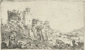 Ruinen des Tempels der Venus und Roma