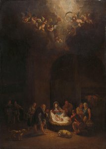 Die Anbetung der Hirten von Pieter Bout (attributed to)