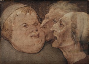 Der Streit zwischen Karneval und Fastenzeit von Pieter Bruegel d.Æ.