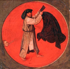 Er schüttelt seinen Mantel nach dem Wind, um 1558-1560