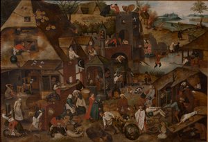Flämische Sprichwörter von Pieter Brueghel the Younger