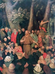 Die Predigt von Johannes dem Täufer (Detail)