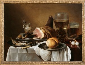 Frühstücksstück, ca. 1640 von Pieter Claesz