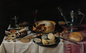 Stillleben, um 1625 von Pieter Claesz