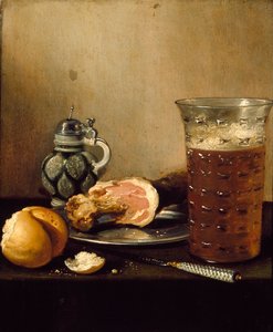 Stillleben mit einem Schinken, 1642