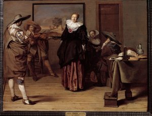 Die Tanzstunde von Pieter Codde