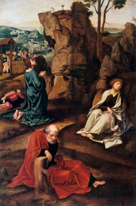 Die Agonie im Garten, 1527-1530 von Pieter Coecke van Aelst