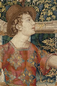 Vertumnus und Pomona: Vertumnus verwandelt in einen Baumschneider, ca. 1550 von Pieter Coecke van Aelst