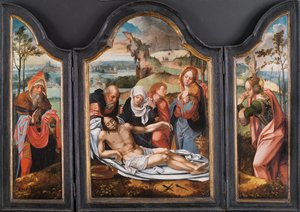 Beweinung Christi, frühes 16. Jahrhundert von Pieter Coecke van Aelst