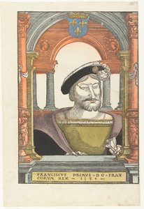 Porträt von Franz I., 1494-1547, König von Frankreich, Herzog der Bretagne, Graf der Provence, 1539 von Pieter Coecke van Aelst