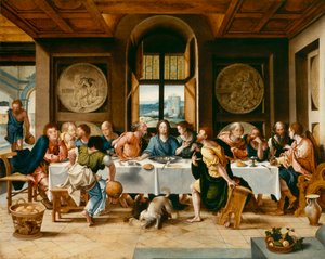 Das letzte Abendmahl, ca. 1530 von Pieter Coecke van Aelst the Elder
