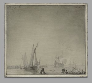 Ein ruhiges Meer von Pieter Coopse