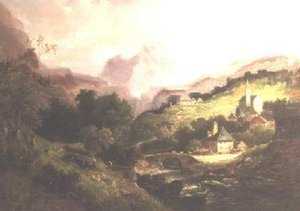 Mont Cernis und das Dorf St. Michelle