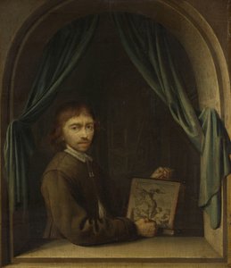 Porträt eines Malers von Pieter Cornelisz. van Egmondt (attributed to)
