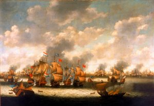 Die Vier-Tage-Schlacht von Pieter Cornelisz van Soest