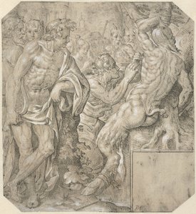 Apollo und Marsyas von Pieter Feddes van Harlingen
