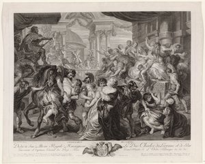 Raub der Sabinerinnen von Pieter Franciscus Martenasie