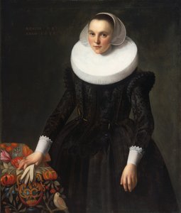 Porträt einer jungen Frau von Pieter Fransz. de Grebber