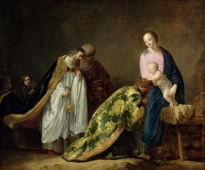 Die Anbetung der Heiligen Drei Könige, 1638 von Pieter Fransz de Grebber