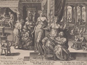 Geburt, aus Der Lauf des menschlichen Lebens, 1570