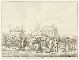 Karnemelksloot in Naarden, 11. Januar 1814