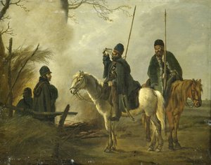 Kosaken-Außenposten im Jahr 1813 von Pieter Gerardus van Os
