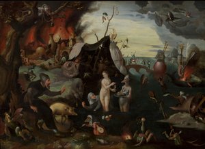 Die Versuchung des Heiligen Antonius von Pieter Huys