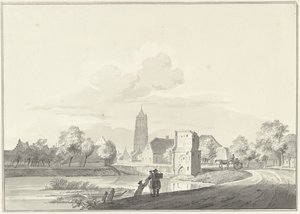 Überreste des Fährtors in Heukelom von Pieter Jan van Liender
