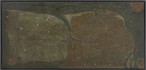 Karte von Brugse Vrije von Pieter Jansz. Pourbus