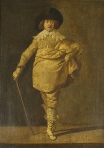 Ein stehender Kavalier von Pieter Jansz. Quast