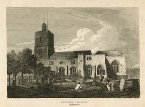 Stepney Kirche, London von Pieter Jansz. Quast
