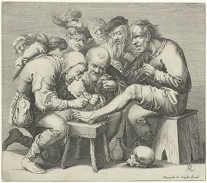 Fußoperation von Pieter Jansz Quast