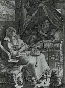 Nocte vacant curis animi von Pieter Jansz Saenredam