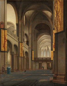 Das Kirchenschiff und der Chor der Mariakerk in Utrecht von Pieter Jansz Saenredam