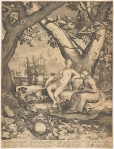 Vertumnus und Pomona von Pieter Jansz Saenredam