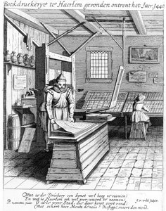 Die Buchbinderei von Laurens Janszoon Koster, aus 