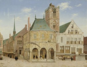 Das alte Rathaus von Amsterdam, 1657 von Pieter Janszoon Saenredam