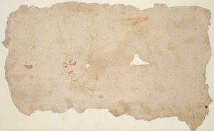 Hagar und der Engel (recto); Skizze des Gesichts einer Frau (verso)