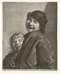 Zwei lachende Jungen