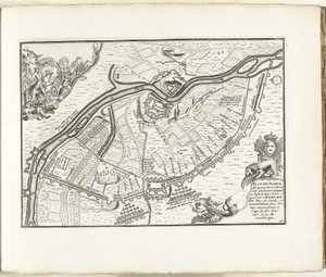 Die Belagerung von Narva im Jahr 1700, 1702-1703 von Pieter Mortier