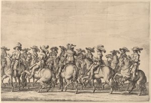 Einzug von Marie de Medici in Amsterdam [Tafel 3 von 6] von Pieter Nolpe