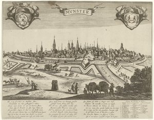 Panorama von Münster von Pieter Nolpe
