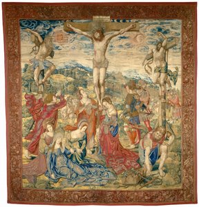 Die Kreuzigung von Pieter Pannemaker I after Bernard van Orley